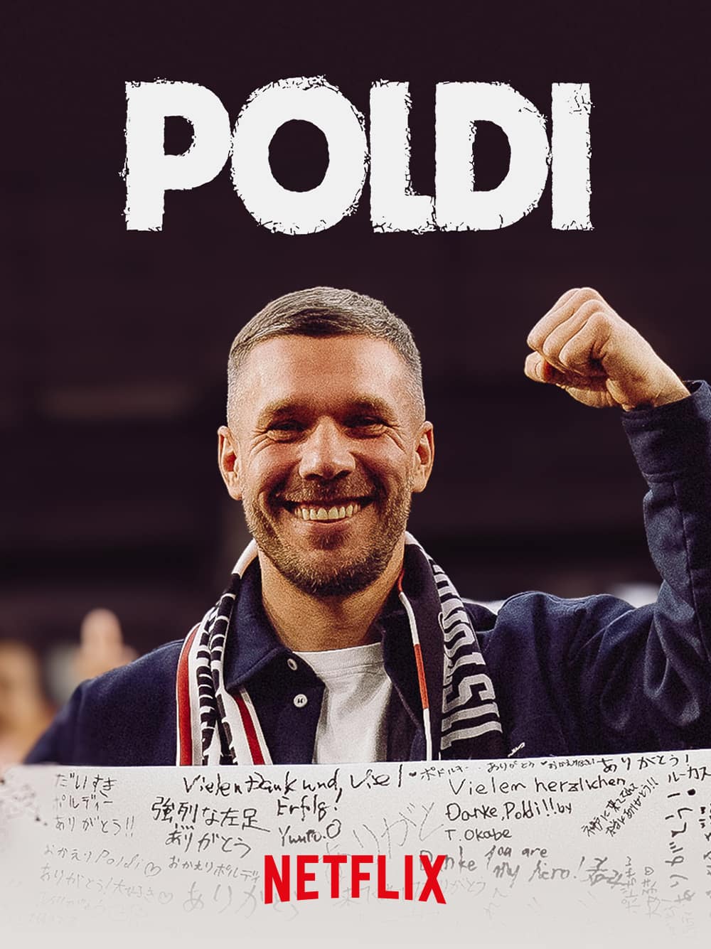 Key Art zur Netflix Dokuserie Poldi in 3:4