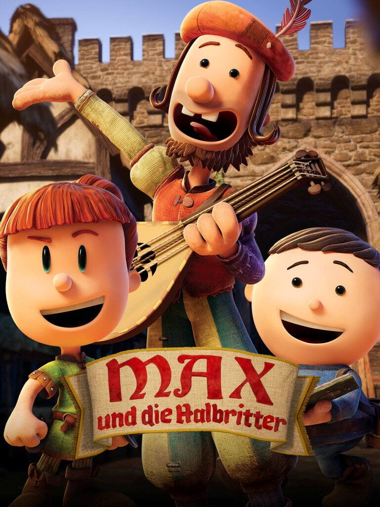 Titelbild - Cover - zur Kinderserie Max und die Halbritter
