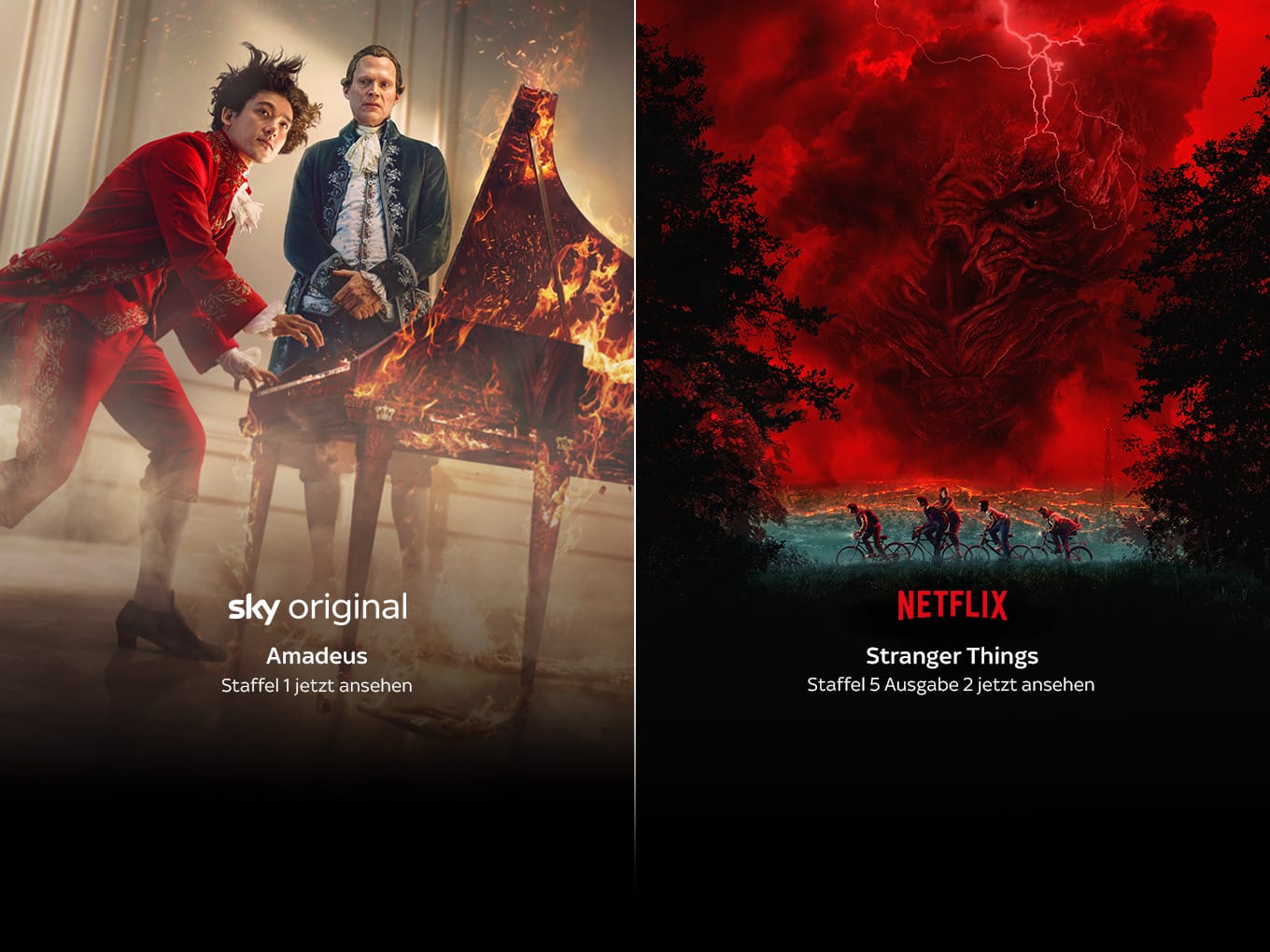 Serien von Sky und Netflix