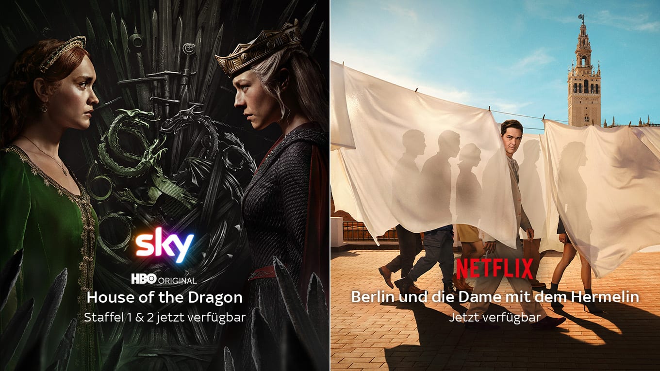 Serien von Sky und Netflix