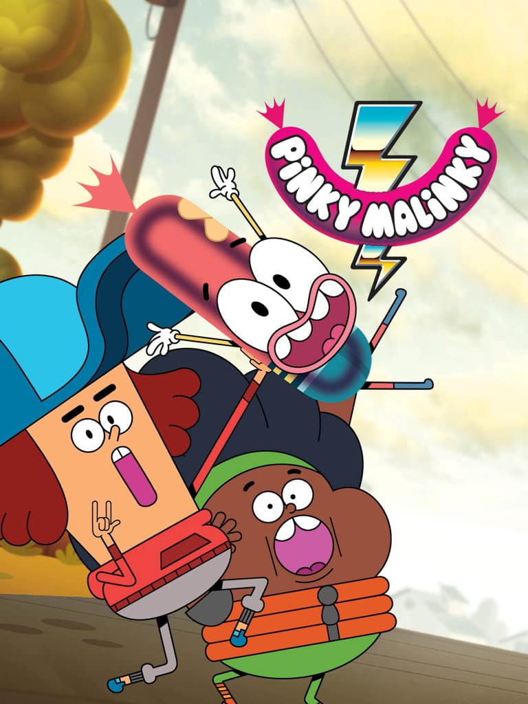 Titelbild zur Kinderserie Pinky Malinky