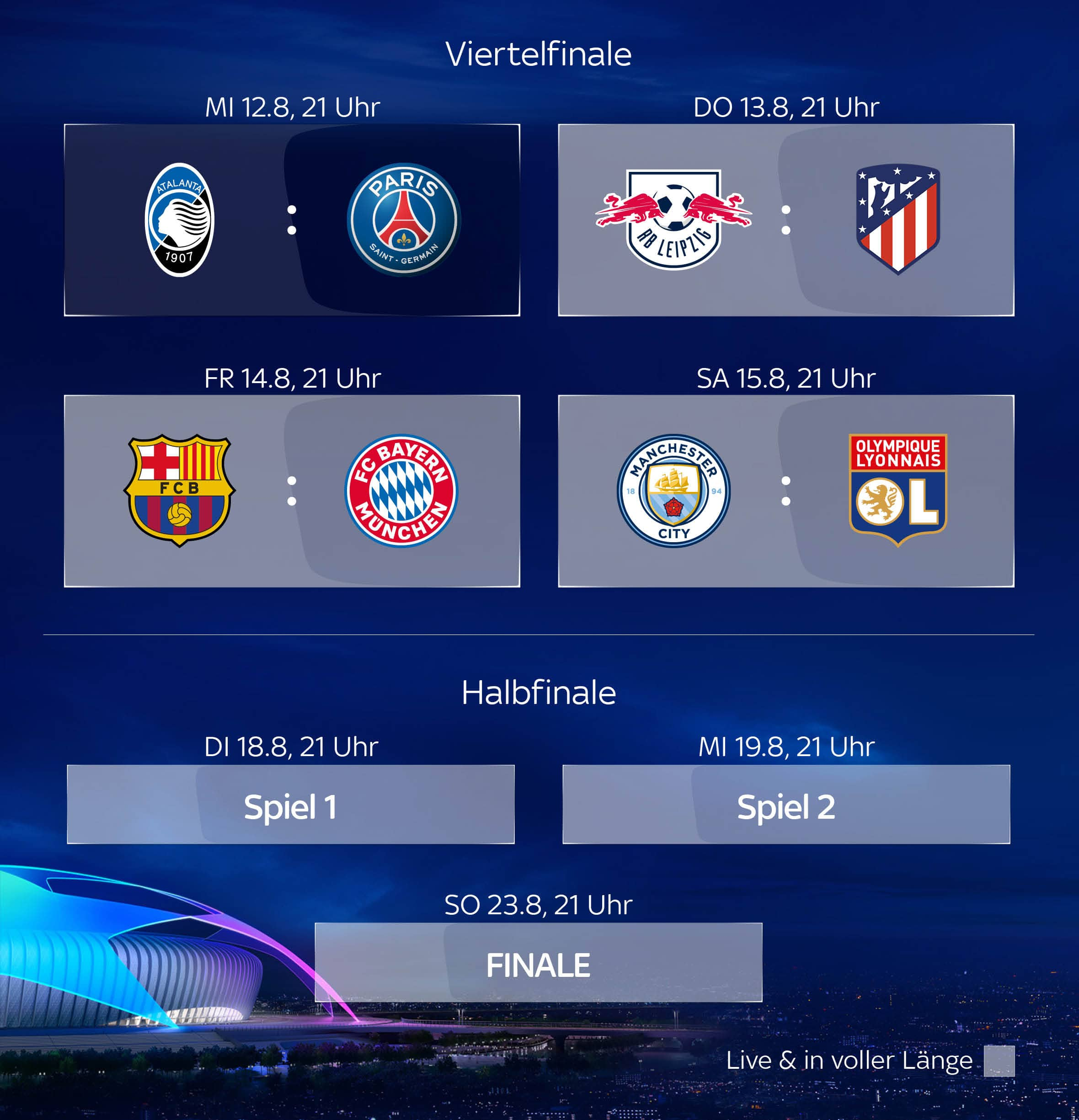 UEFA Champions League | Live & Exklusiv In UHD | Sky